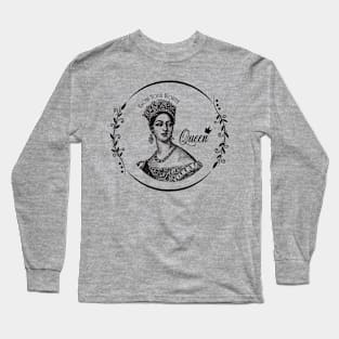 Know Your Worth Queen - Feminist Inspiration Long Sleeve T-Shirt